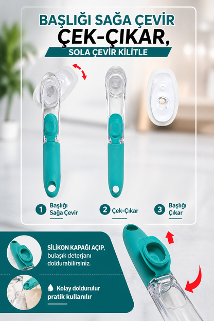 Mucize Temizlik Seti – Fırça + Sünger (Zor Kirlere Son)